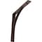 Ekena Millwork Morris Steel Bracket, Antiqued Copper 3"W x 24"D x 24"H BKTM03X24X24MOACO - alternate 1